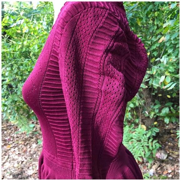 ⭐️Torn by Ronny Kobo Kimberly Knit Peplum top - Picture 4 of 7